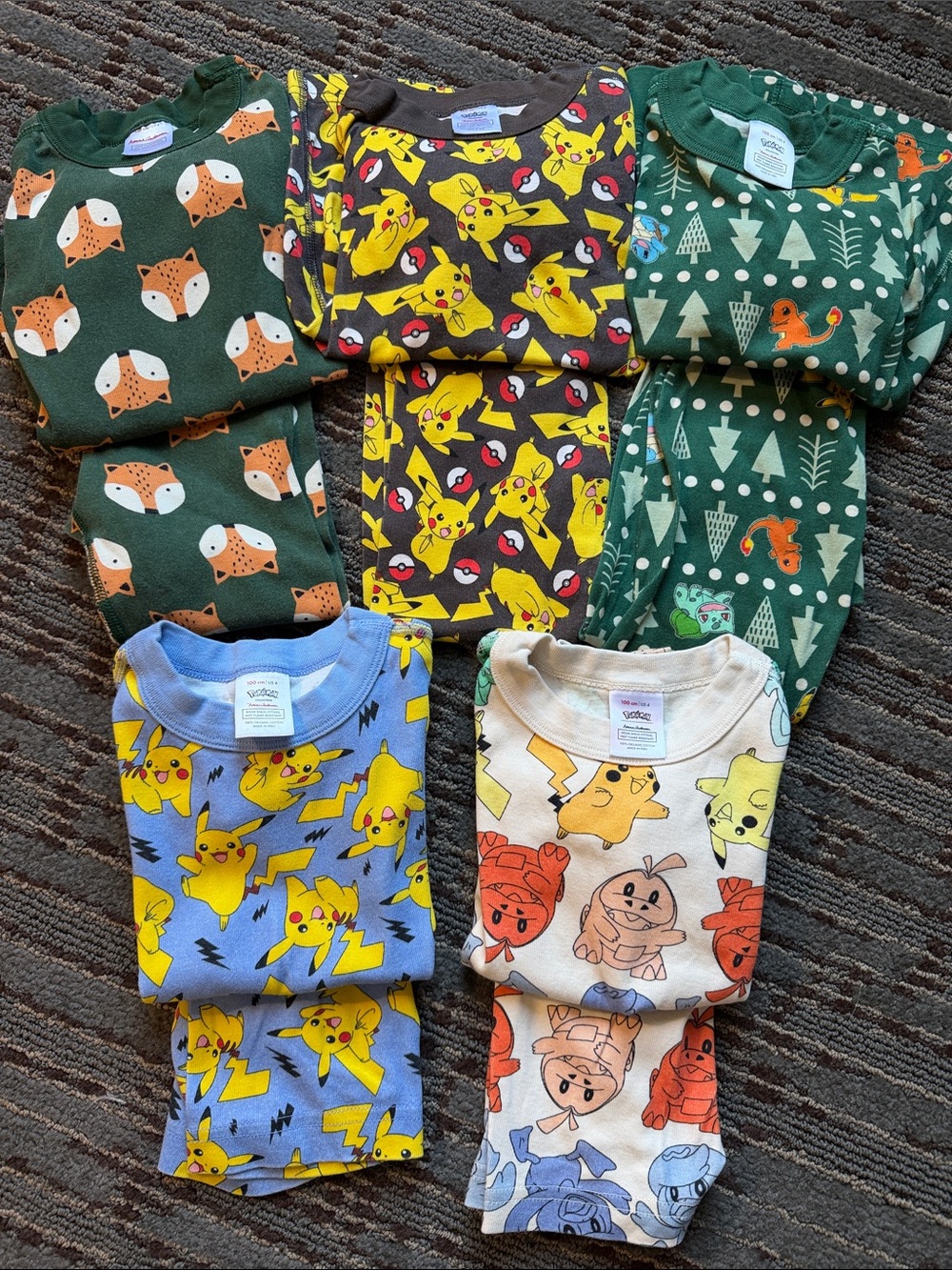 Hanna Andersson Kids Pokemon Pajama Set Pack